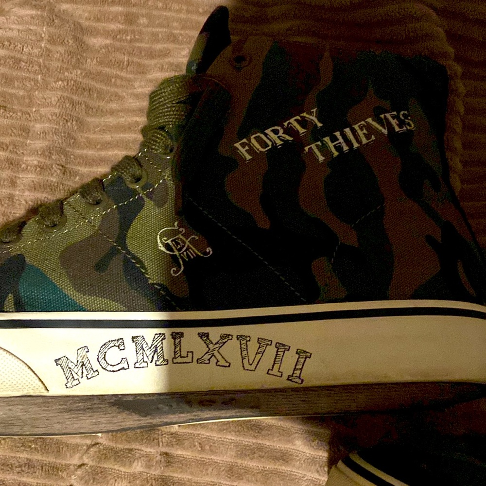RALPH LAUREN SOLOMON HIGH TOP SNEAKER 10.5 MENS - Picture 12 of 13